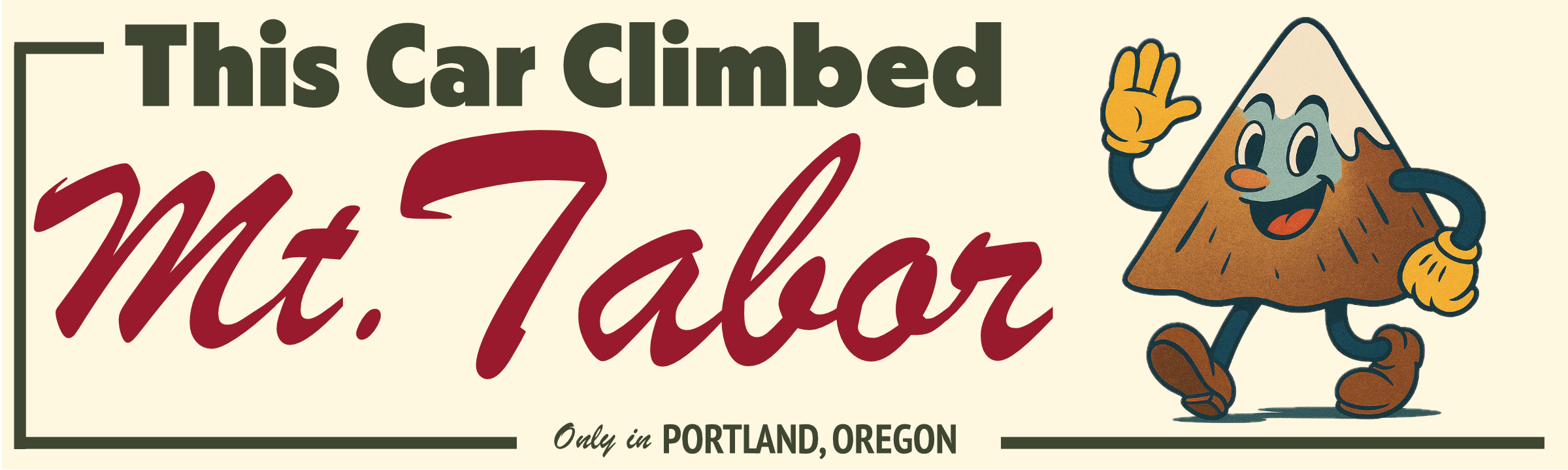 Mt. Tabor Victory Bumper Sticker