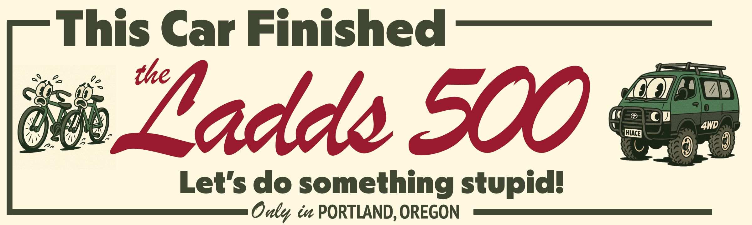 Ladds 500 Trophy Bumper Sticker