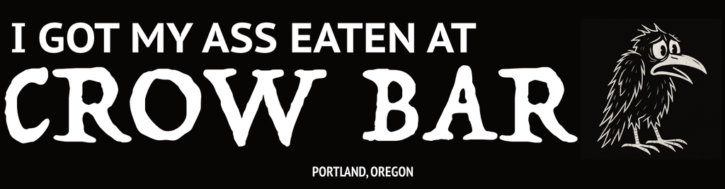 Bird Bar, A Love Story Bumper Sticker