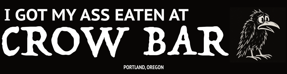 Bird Bar, A Love Story Bumper Sticker