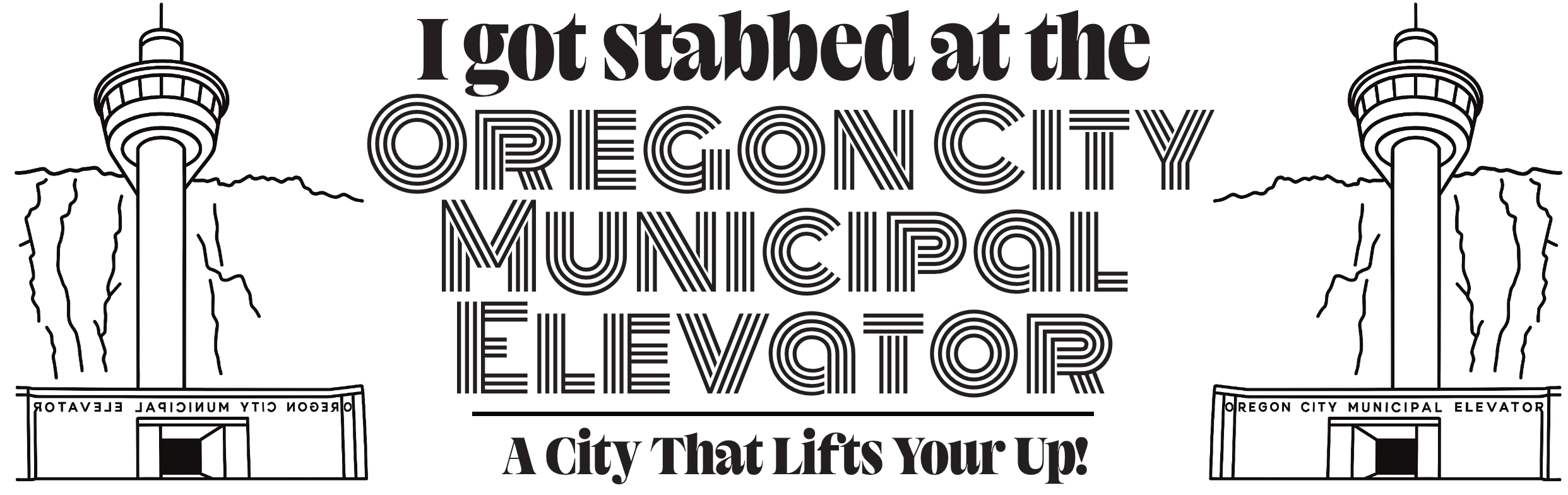 Oregon City Municipal Elevator Bumper Sticker
