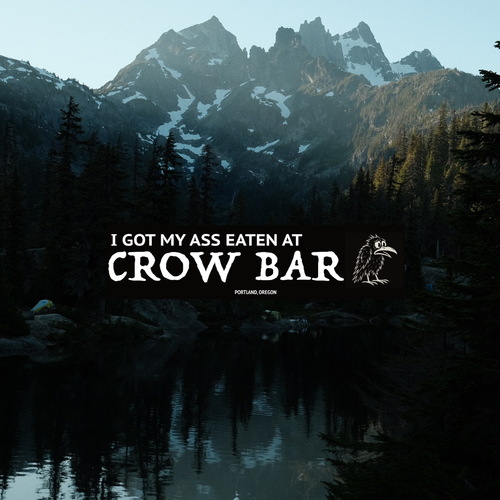 Bird Bar, A Love Story Bumper Sticker