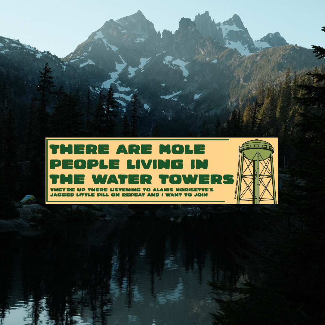 Portland Water Tower Bumper Sticker